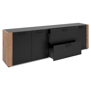 TV komoda CODY 57A antracitová/dub artisan 2