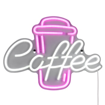 Nástenné LED svietidlo COFFEE biela/viacfarebná 3