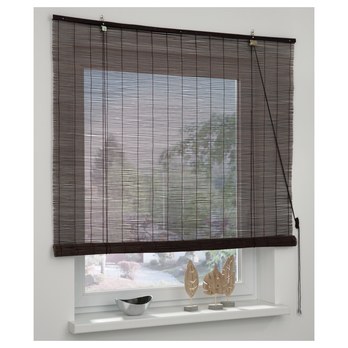 Bambusová roleta  ČOKOLÁDA hnedá, 90x220 cm 1