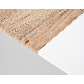 Jedálenský stôl COLABIR dub sanremo/biela 1