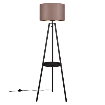 Stojacia lampa COLETTE čierna/taupe 2