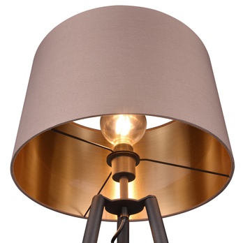 Stojacia lampa COLETTE čierna/taupe 3