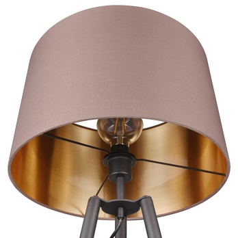 Stojacia lampa COLETTE čierna/taupe 4