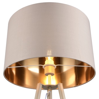 Stojacia lampa COLETTE béžová 2