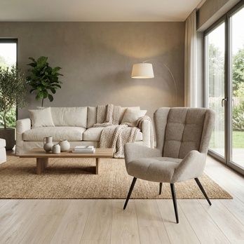 Kreslo COLINA béžová 1