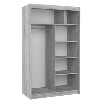 Šatníková skriňa COLLE biela 2