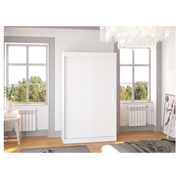 Šatníková skriňa COLLE biela 1