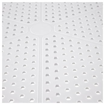 Jedálenský stôl COLVU biela 4