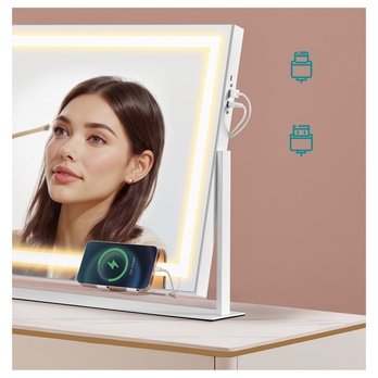 Zrkadlo COMBI 1 biela 3