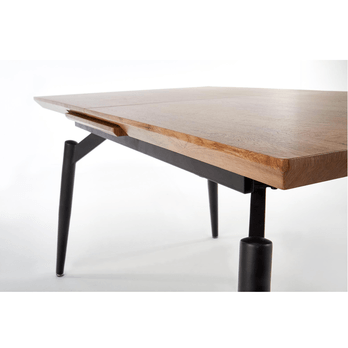 Jedálenský stôl COMBIK dub/čierna 5