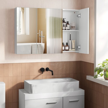 Zrkadlová skrinka COMBS biela 1