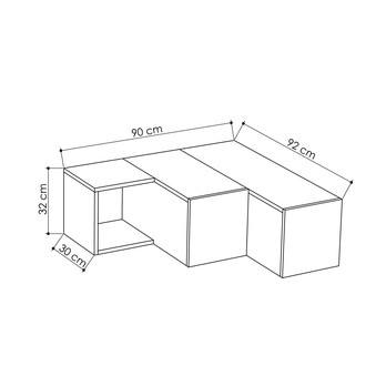 TV komoda COMPACT biela 3
