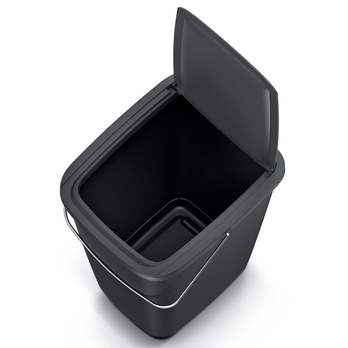 Odpadkový kôš COMPACTA Q FLAP čierna, 9 L 1