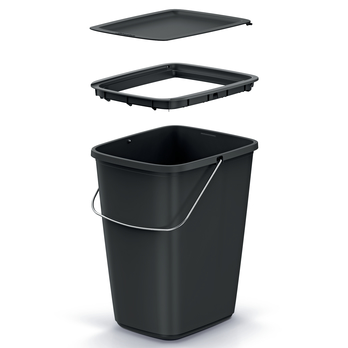 Odpadkový kôš COMPACTA Q FLAP čierna, 9 L 3
