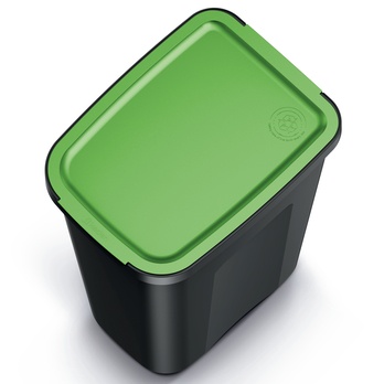 Súprava košov na triedený odpad COMPACTA Q čierna, 4x35 L 3