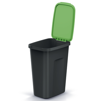 Súprava košov na triedený odpad COMPACTA Q čierna, 4x35 L 4
