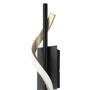 Nástenné svietidlo CONAPRATO čierna/zlatá 1