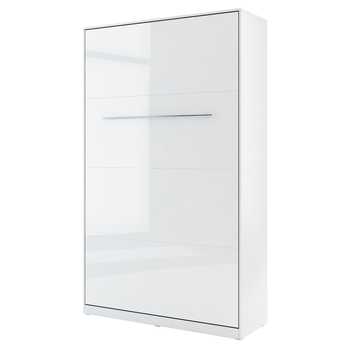 Sklápacia posteľ CONCEPT PRO CP-02 biela vysoký lesk, 120x200 cm 2