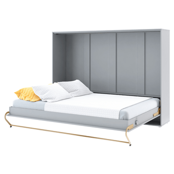 Sklápacia posteľ CONCEPT PRO CP-04 sivá, 140x200 cm, horizontálna 1