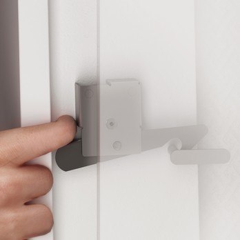 Sklápacia posteľ CONCEPT PRO CP-04 biela vysoký lesk, 140x200 cm, horizontálna 5