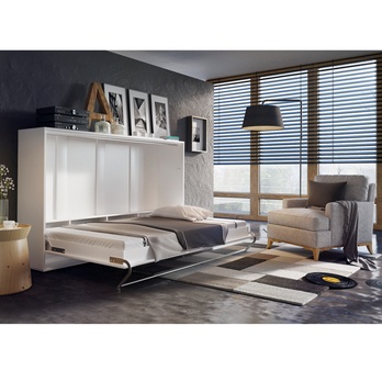 Sklápacia posteľ CONCEPT PRO CP-05 biela vysoký lesk, 120x200 cm 1