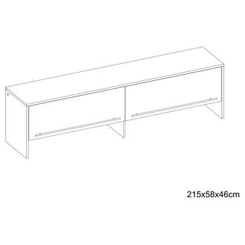 Policový nadstavec CONCEPT PRO CP-09 biela matná 2