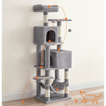 Mačacie škrabadlo CONDO svetlosivá 3