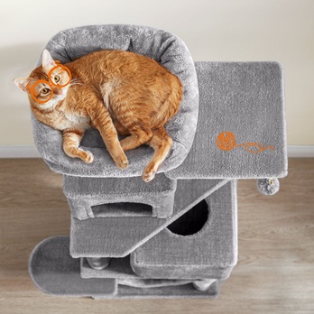 Mačacie škrabadlo CONDO svetlosivá 4