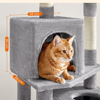 Mačacie škrabadlo CONDO svetlosivá 5