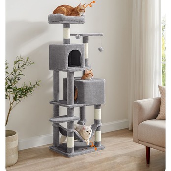 Mačacie škrabadlo CONDO svetlosivá 1