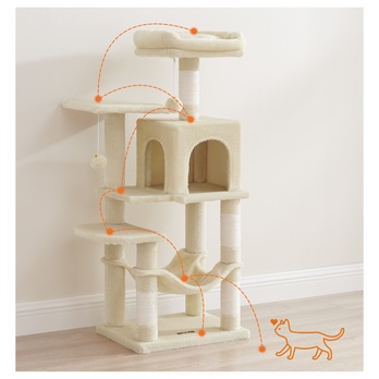 Mačacie škrabadlo CONDO krémová 1