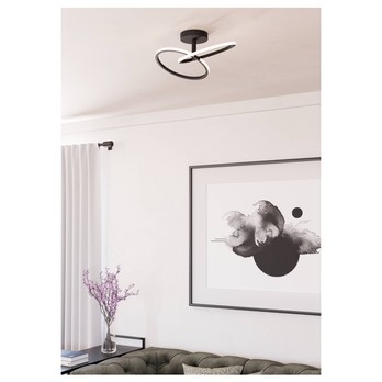 Stropné svietidlo CONGIUNTI čierna 1