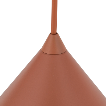 Závesné svietidlo CONO tehlová, priemer 26 cm 4