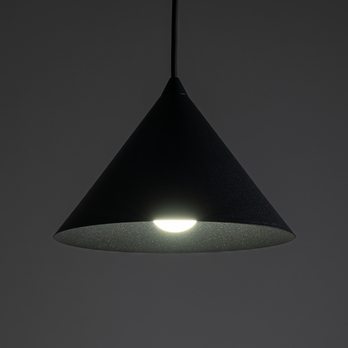 Závesné svietidlo CONO čierna, priemer 21 cm 1