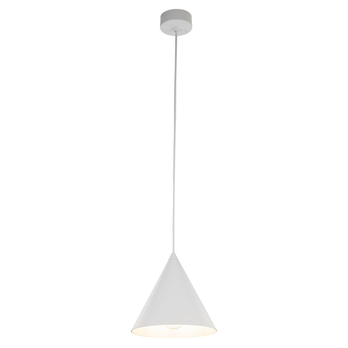 Závesné svietidlo CONO biela, priemer 21 cm 2