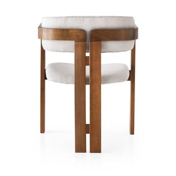 Jedálenská stolička COOM orech/krémová 1