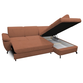 Sedacia súprava CORA pravá, oranžová 3