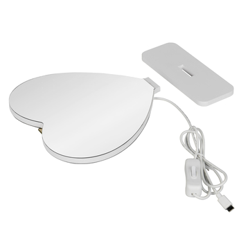 Stolná lampa CORACON biela 11