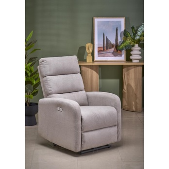 Relaxačné kreslo CORANAU svetlobéžová 1