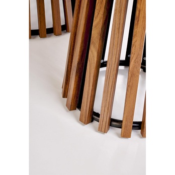 Konferenčný stolík CORANO orech/béžový mramor 6