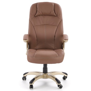 Kancelárske kreslo CORLUS svetlohnedá 2