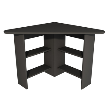 Rohový písací stôl CORNER antracitová 2