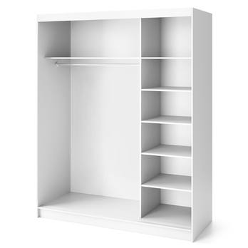 Šatníková skriňa CORRES IV biela 3