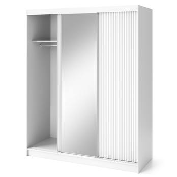 Šatníková skriňa CORRES IV biela 4