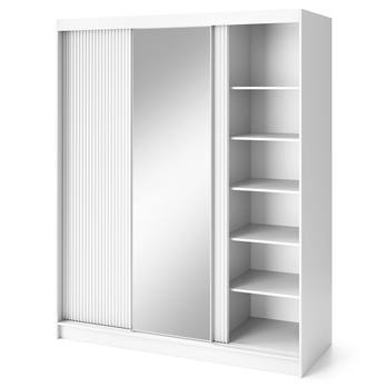 Šatníková skriňa CORRES IV biela 5