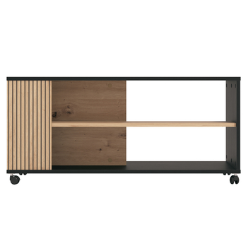 Konferenčný stolík CORREZE dub artisan/čierna 2