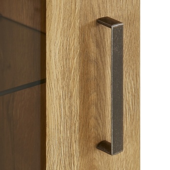 Vitrína CORTINA II dub tmavý grande 4