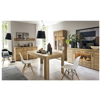 Vitrína  CORTINA IV dub tmavý grande 1