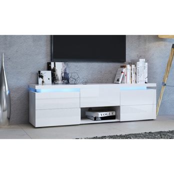 TV stolík CORTINA biela 1