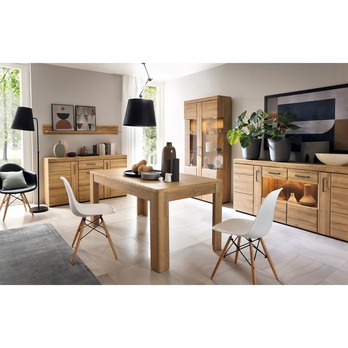 Nástenná polica CORTINA dub grande tmavý, šírka 156 cm 2